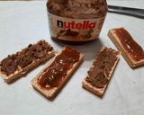 Foto del paso 2 de la receta: Obleas rellenas con baño de chocolate