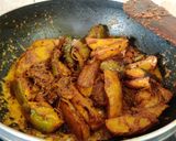 A picture of step 12 of Eggplant Potato Curry with Fennel.