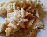 A picture of step 8 of Sinasir chunks with minced meat.