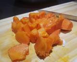 Foto del paso 5 de la receta Pechuga de pollo con papaya al wok