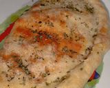 Foto del paso 16 de la receta: Calzone relleno de tomates y jamón dulce