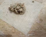 A picture of step 1 of Chicken Wonton.