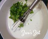 A picture of step 2 of Jamun Raita.