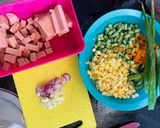 Foto langkah ke 1 dari resep Nasi Goreng Bangkok ala anak Kost (Rice Cooker).