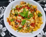 A picture of step 5 of Arrabbiata Macaroni Pasta.