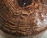 A picture of step 6 of Eggless zebra cake.