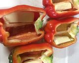 Foto del paso 2 de la receta: Morrones rellenos - Sin harina ‼️