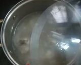 A picture of step 3 of Soup e jo (cream of barley soup).
