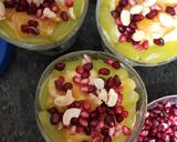 A picture of step 4 of Papaya pudding.