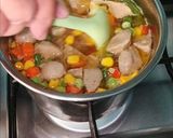 Foto langkah ke 5 dari resep Sop Bakso Vegetables.