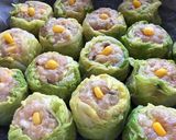 A picture of step 9 of Easy Skillet Chicken and Napa Cabbage Shumai.