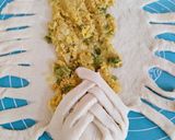 A picture of step 2 of Chicken, Cheese Bread Pockets.