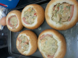 Panecillos rellenos horneados!!