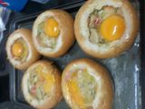 Panecillos rellenos horneados!!