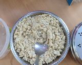 A picture of step 3 of #GCS#koya,kaju,coconut modak#.