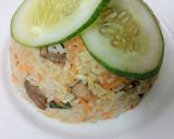 Hình bước làm 7 của món Cơm chiên