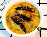 A picture of step 6 of Moong Daal Palak.