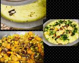 A picture of step 3 of Vegetarian Navratan pulao.