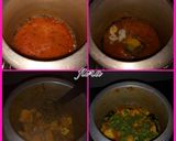 A picture of step 2 of Alu began mutter ki sabji.