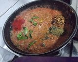 A picture of step 7 of Spinach Malfatti (Spinach Paneer Balls in Roasted Bell Pepper & Walnut Gravy).