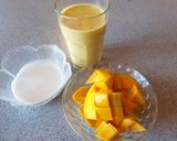 รูปขั้นตอนการทำที่ 6 ของ Pudding Mango Coconut milk 🥭🥭 พุดดิ้งมะม่วงน้ำกะทิ 😋