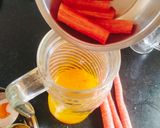 A picture of step 2 of Gajar ki kanji (carrot 🥕 drink/ kanji).
