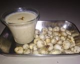 A picture of step 8 of Apple makhana kheer.