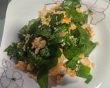 รูปขั้นตอนการทำที่ 2 ของ ผัดเหลียงผัดไข่กุ้งเสียบ