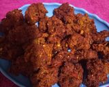 A picture of step 4 of Hare lehsan wali bajre ki kabab.