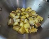 A picture of step 2 of Spicy Suran / Ol Curry in Bihari Style.