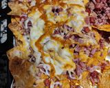 A picture of step 4 of Nachos with Meat.