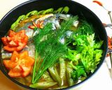 Hình bước làm 7 của món CANH CHUA cá Dorale. (Hoặc cá chẽm....)