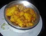 A picture of step 9 of Jeera aloo.