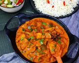 A picture of step 7 of Mushroom Butter Masala Curry / Mushroom Makhani.