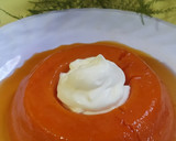 Foto del paso 5 de la receta: Flan De Zapallo Sin Huevo, Sin Horno Con Crema Y Frutas