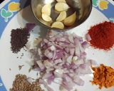 A picture of step 1 of Green Gram vegetable.