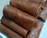 Foto langkah ke 5 dari resep Dadar Gulung Pisang Coklat.