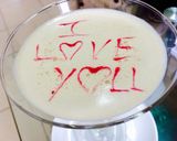 Hình bước làm 4 của món Cocktail: I LOVE YOU ❤️