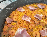Foto del paso 10 de la receta: Arroz con ajos tiernos, gambas y jamón