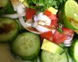 صورة لخطوة 2 من وصفة سلطة 🥑🥒💚