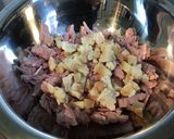 Une image de l'étape 2 de Feuilles de brick farcies aux trois fromages,jambon blanc et tomates.