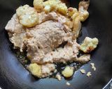 A picture of step 5 of Creamy Cauliflower Spaghetti.