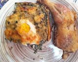 Foto del paso 3 de la receta: Budín de acelga y zapallito italiano grez
