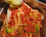 A picture of step 7 of Kimchi.