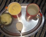 A picture of step 1 of Makki ki roti.