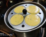 A picture of step 2 of Yellow Idli with Tangy Sambhar.
