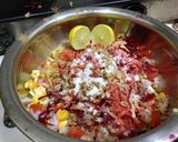 A picture of step 4 of Mix fruit and veg salad.
