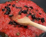 A picture of step 2 of Fusilli con tonno.