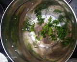 A picture of step 2 of Sindhi special bundi raita.