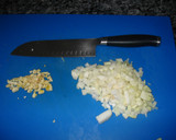 Foto del paso 1 de la receta: Pastel de zapallitos y bacalao